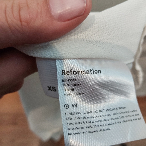 Reformation Snakeskin Print wrap dress, XS - Picture 5 of 5